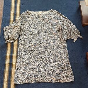 H&M Floral Maxi Dress - Blue and White